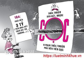 Đặt cọc nhưng không thực hiện được hợp đồng thì phải chịu trách nhiệm gì ?