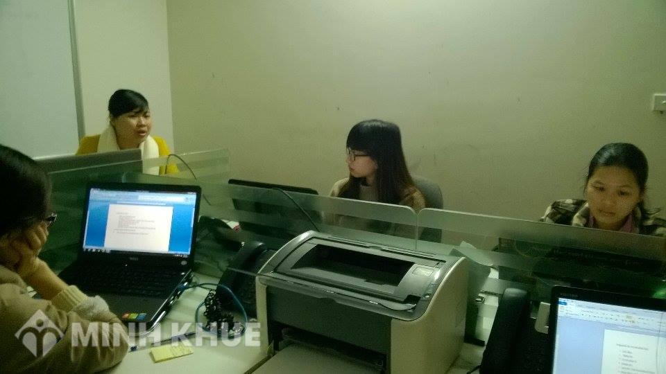 Buổi học về kỹ năng tư vấn pháp luật tại Công ty Luật Minh Khuê tháng 1 năm 2016