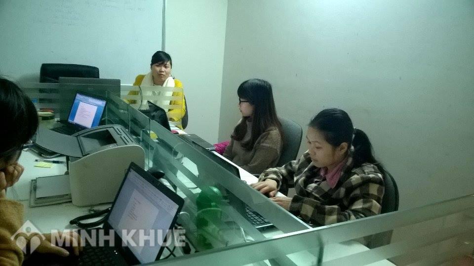 Buổi học về kỹ năng tư vấn pháp luật tại Công ty Luật Minh Khuê tháng 1 năm 2016