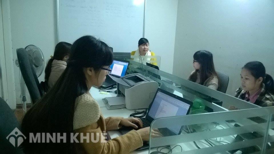 Buổi học về kỹ năng tư vấn pháp luật tại Công ty Luật Minh Khuê tháng 1 năm 2016