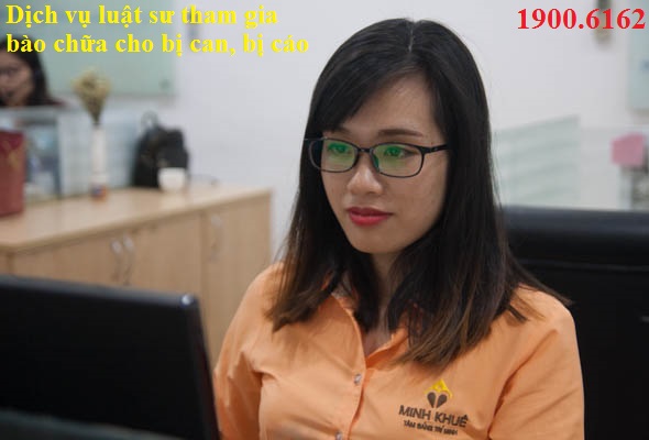 Dịch vụ luật sư tham gia bào chữa cho bị can, bị cáo