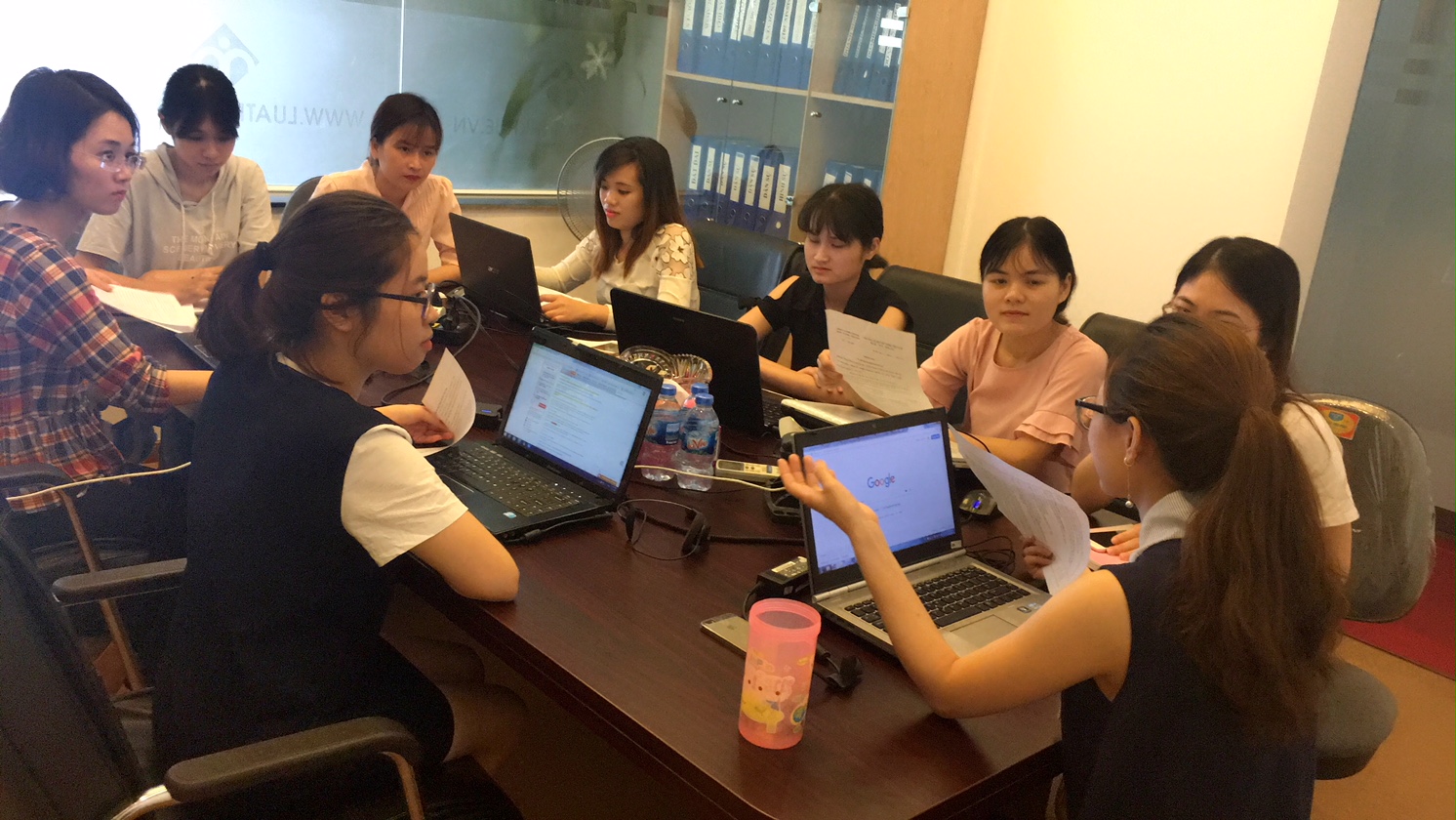 Buổi tập huấn kỹ năng tư vấn pháp luật tại Công ty Luật Minh Khuê ngày 13/5/2018