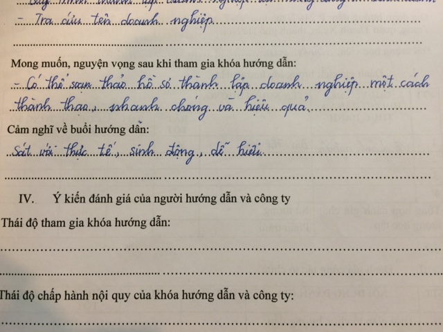 Cảm nhận buổi đào tạo Kỹ năng tư vấn pháp luật doanh nghiệp cho học viên Công ty Luật Minh Khuê tháng 2 năm 2016