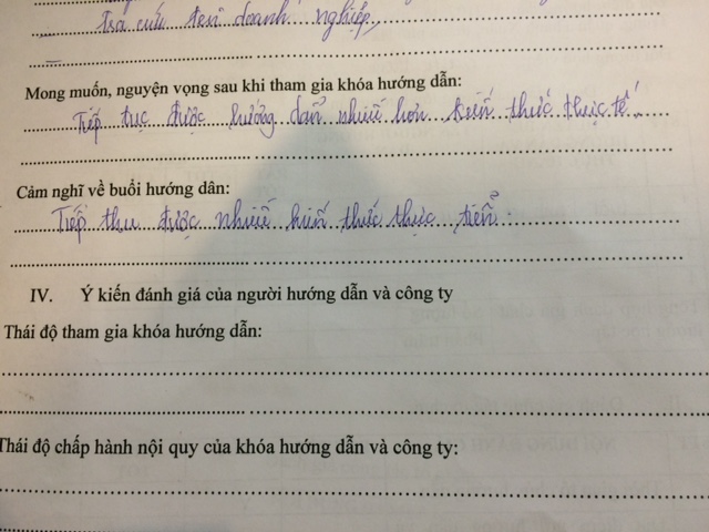 Cảm nhận buổi đào tạo Kỹ năng tư vấn pháp luật doanh nghiệp cho học viên Công ty Luật Minh Khuê tháng 2 năm 2016