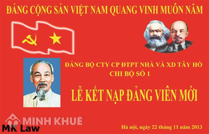 Cha bị kết án tử hình con có được kết nạp đảng không?
