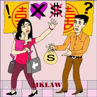 Bị lừa tình thì người con có được cấp dưỡng theo pháp luật hiện hành không ?