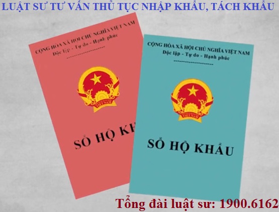Luật sư tư vấn pháp luật trực tuyến về thủ tục cắt khẩu, chuyển khẩu, tách khẩu và nhập hộ khẩu