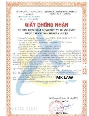 Quy trình xin giấy phép đào tạo và cấp chứng chỉ an toàn lao động?