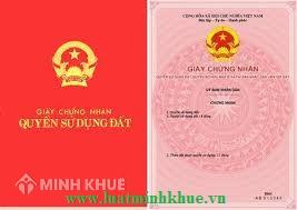 chứng nhận sổ đỏ