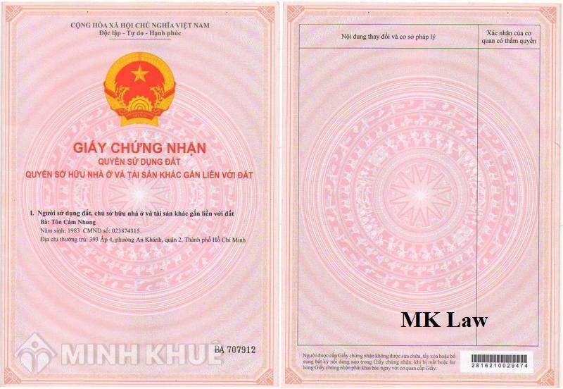 Thủ tục làm sổ hồng được quy định như thế nào ?