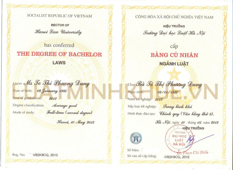 Luật sư Tô Thị Phương Dung - Phó giám đốc Công ty Luật TNHH Minh Khuê