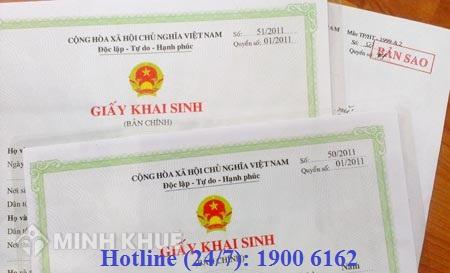 giấy khai sinh