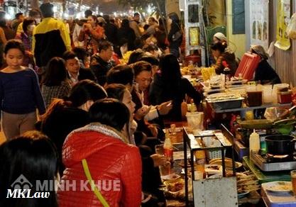 Tư vấn thủ tục mở quán hàng vỉa hè ?