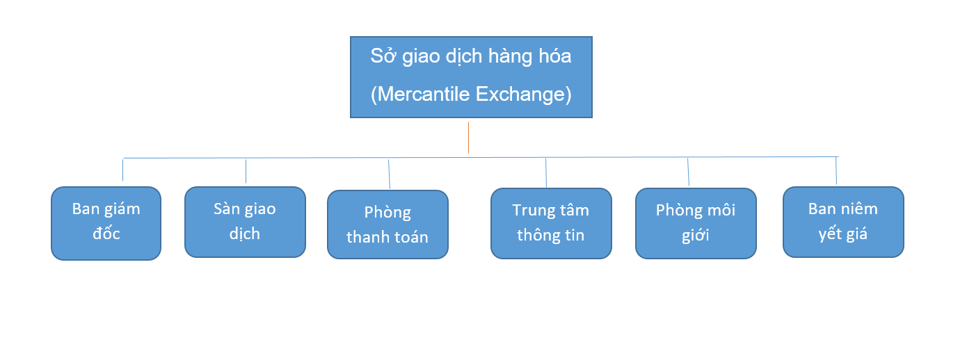 Cơ cấu tổ chức của Sở giao dịch hàng hóa