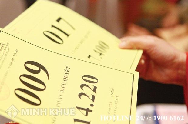 Quy định về biên bản họp Đại hội đồng cổ đông ?