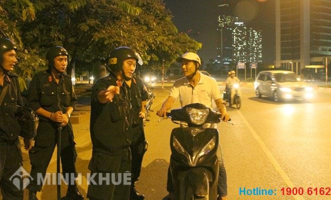 thẩm quyền xử phạt của cảnh sát cơ động
