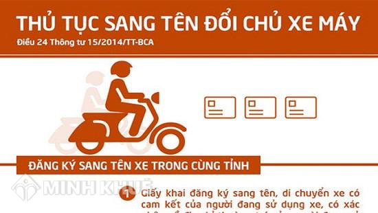 Bãi bỏ thủ tục thông báo với cơ quan công an khi mua bán xe từ ngày 12/02/2018.