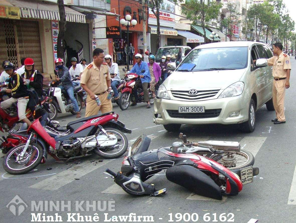 Các khoản bồi thường sau tai nạn giao thông ?