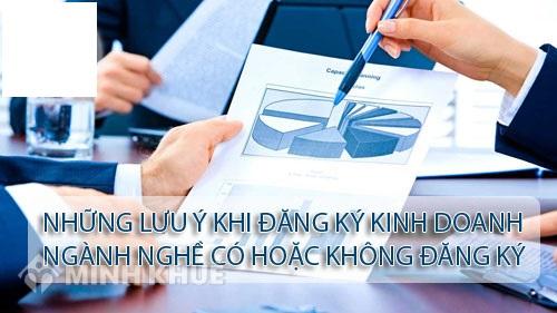 Các trường hợp nào không phải đăng ký kinh doanh ?