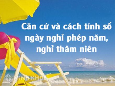 Cách tính và phương thức thanh toán chế độ nghỉ phép hàng năm ?