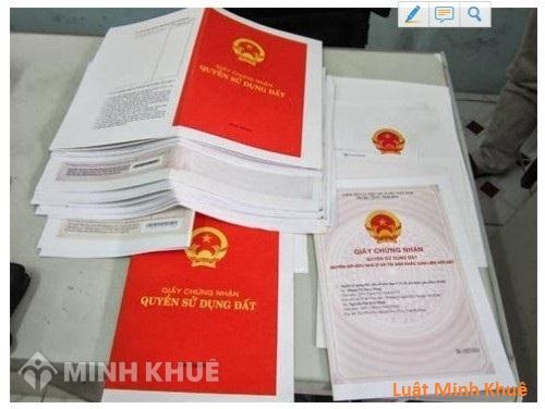 Hỏi về điều kiện để được cấp giấy chứng nhận quyền sử dụng đất trong trường hợp mua bán chỉ có giấy viết tay?