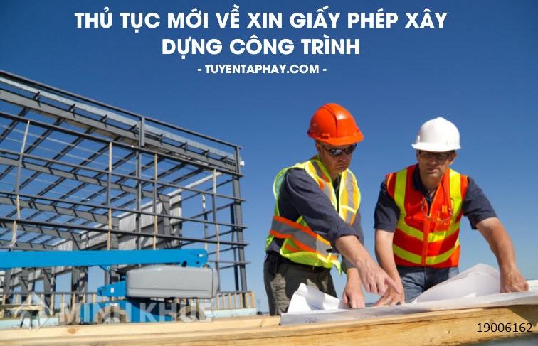 Hướng dẫn thủ tục xin cấp giấy phép xây dựng ?