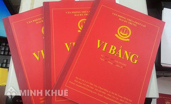 Mua bán bằng vi bằng có cấp sổ đỏ được không ?