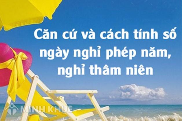 Quy định về nghỉ hằng năm đối với người lao động 