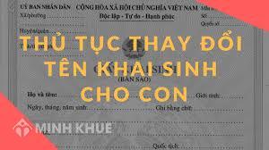 Thủ tục đổi tên cho con thực hiện như thế nào khi hai vợ chồng đang sống ly thân ?