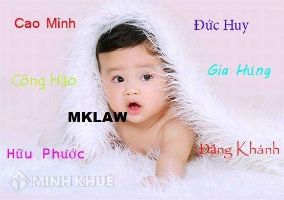 Tư vấn cách đặt tên cho con trong giấy khai sinh theo luật hôn nhân ?