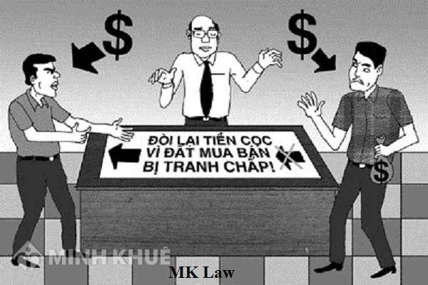 Tư vấn về việc đòi lại tiền đặt cọc khi mua bán đất đai ?