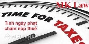 Tính tiền thuế chậm nộp như thế nào ?