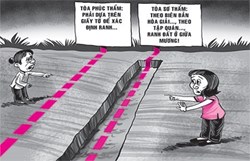 Tư vấn xử lý tranh chấp đất chưa có sổ đỏ và xây dựng trái phép trên đang đất tranh chấp ?
