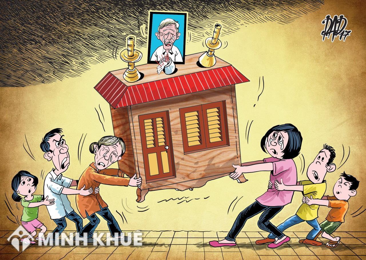 Con có được bán tài sản thừa kế theo di chúc khi nội dung di chúc không cho phép quyền bán ?