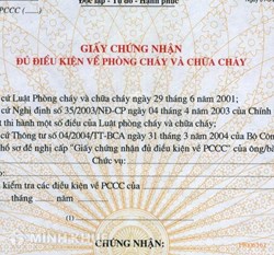 Hướng dẫn thủ tục xin cấp giấy phép phòng cháy, chữa cháy ?