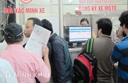 Thủ tục sang tên, đổi biển số xe khác tỉnh thực hiện như thế nào?