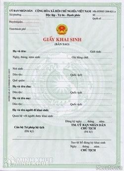Hướng Dẫn Thay đổi Thong Tin Giấy Khai Sinh Do Sai Ten Bố Mẹ