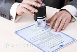 Notary services of Minh Khue Law Firm at home