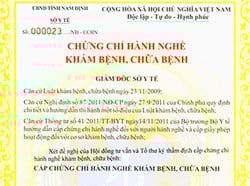 Thu hồi chứng chỉ hành nghề y khi nào? Cơ sở pháp lý