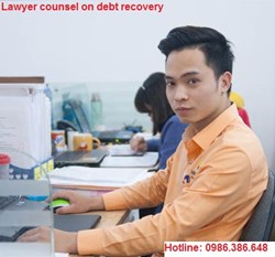 Settlement lawyer services, initiating lawsuits for debt collection or debt recovery