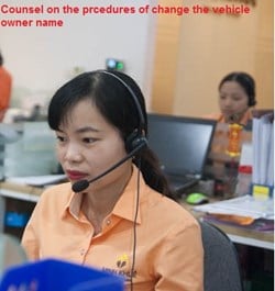 Online Service of lawyers advising processes and procedures for transfering vehicle names