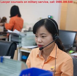 Services of legal consultancy on registration, exemption and suspension of military service