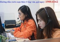 Mẫu một số công văn thông dụng hiện hành - Cách hướng dẫn viết công văn