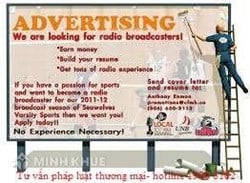 Cần tư vấn về giấy phép treo bảng quảng cáo ngoài trời