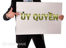 Mẫu giấy ủy quyền giữa cá nhân với cá nhân