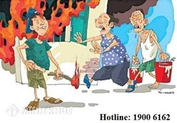 Quy định xử lý của pháp luật về hành vi đốt nhà của người khác ?
