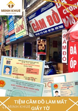 Tư vấn giải quyết việc tiệm cầm đồ làm mất giấy tờ ?