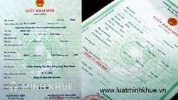 Làm giấy khai sinh cho con