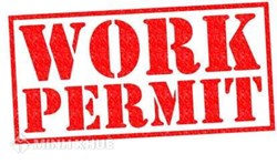 Work permit application service
