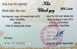 Tư vấn về sử dụng bằng đại học giả?